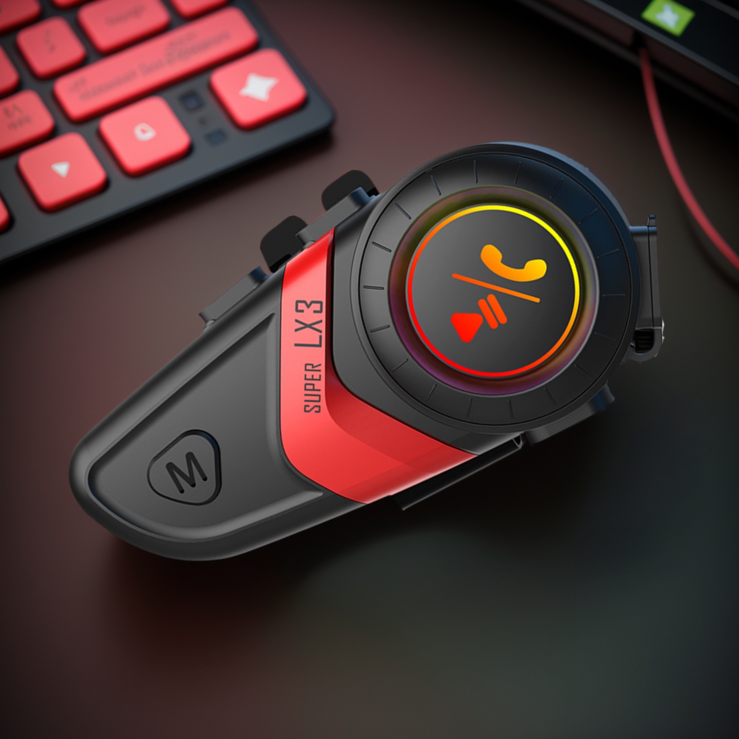 LX3 Motorcycle Bluetooth Headset